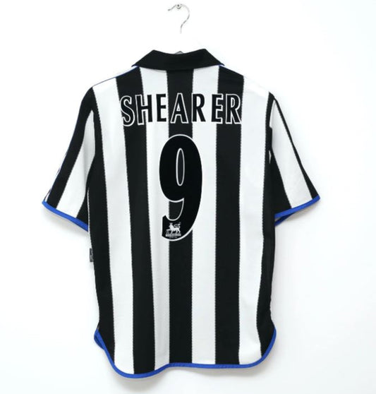Newcastle United 2002 Retro Home Shirt – Shearer #9