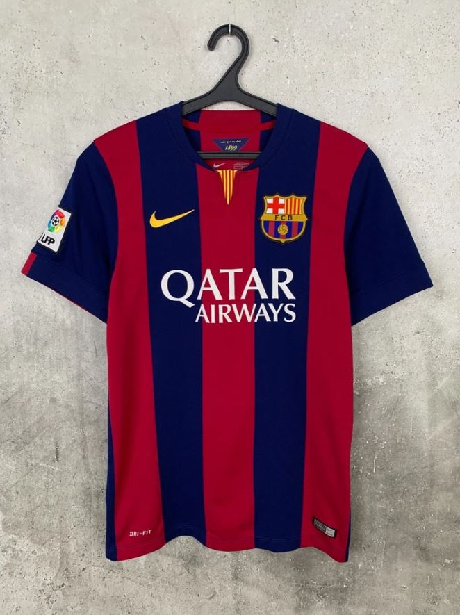 FC Barcelona 2014/15 Home Football Shirt #11 Neymar | LFP Patch