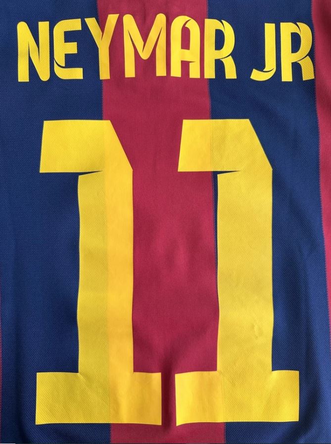 FC Barcelona 2014/15 Home Football Shirt #11 Neymar | LFP Patch