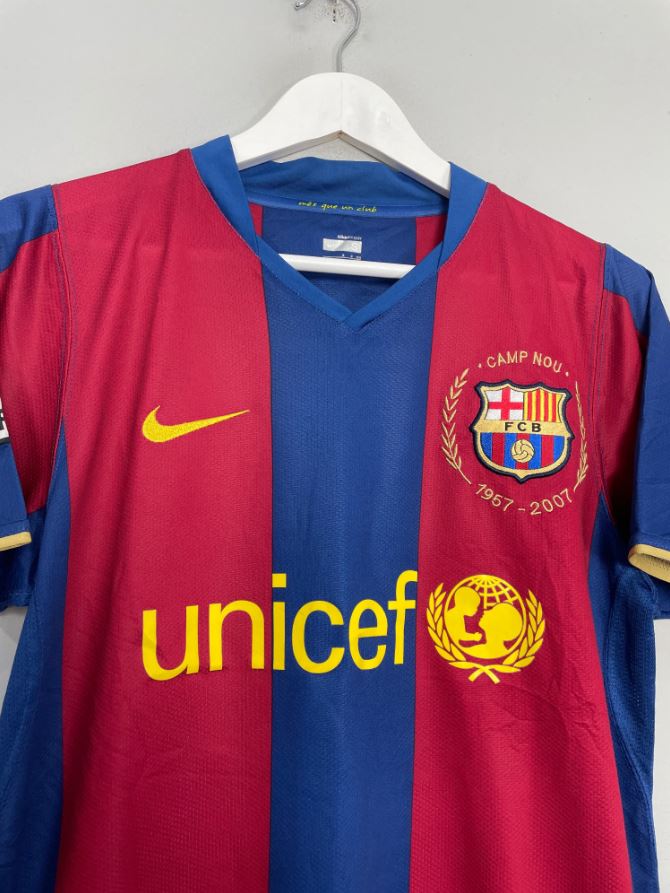 FC Barcelona 2007/08 Retro Home Shirt – Messi #19 | LFP Edition
