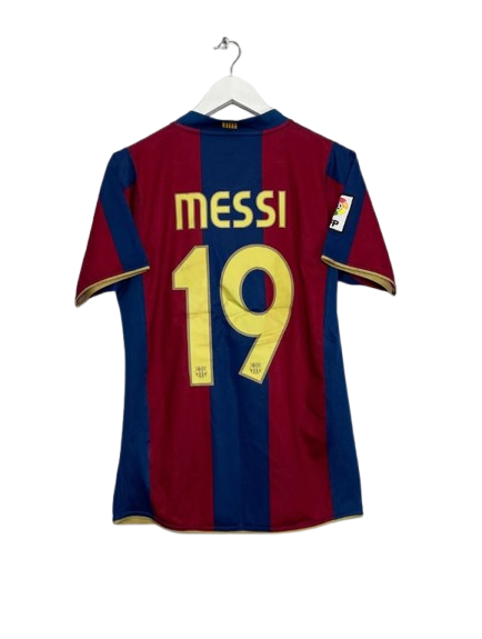 FC Barcelona 2007/08 Retro Home Shirt – Messi #19 | LFP Edition