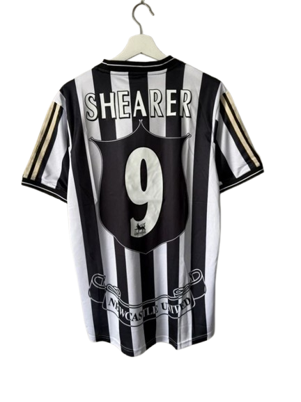 NEWCASTLE UNITED 1997/1999 AWAY FOOTBALL SHIRT #9 SHEARER
