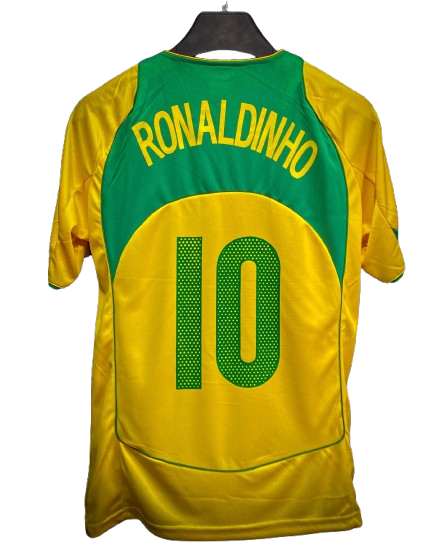 Brazil 2005-06 Home Shirt – Ronaldinho #10