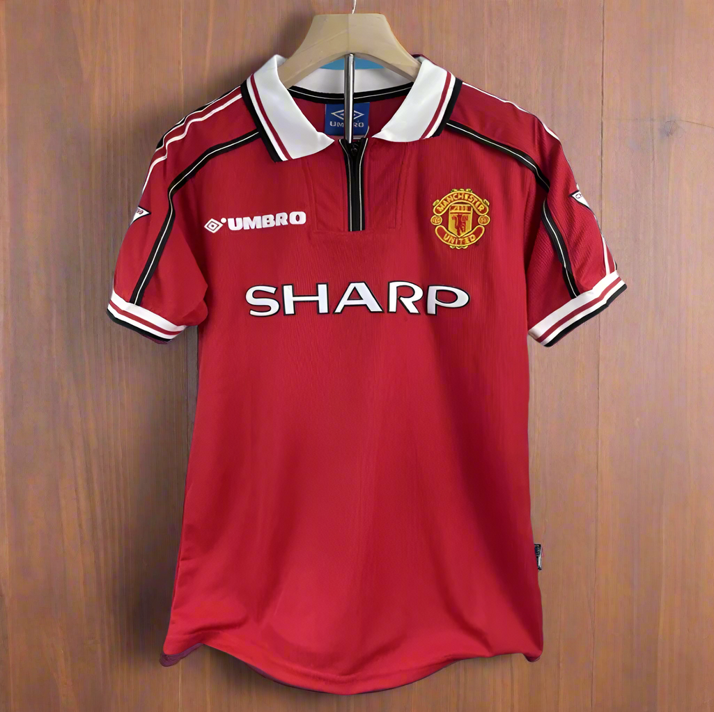 David Beckham #7 Manchester United 1998/99 Retro Remake Shirt