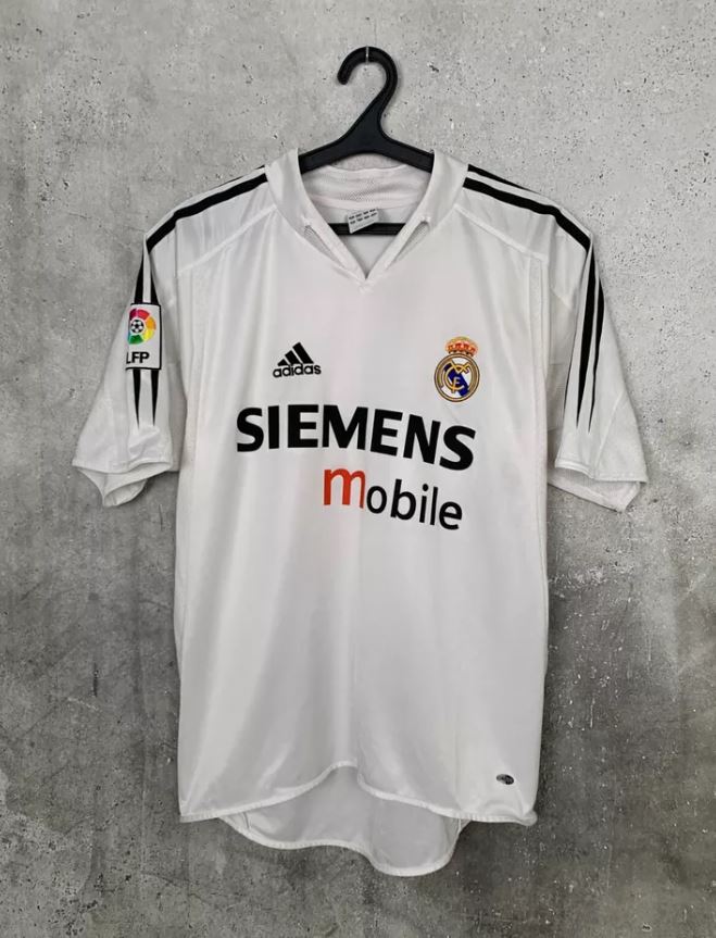 Real Madrid 2004/05 Home Football Shirt #23 Beckham | Classic LFP Edition
