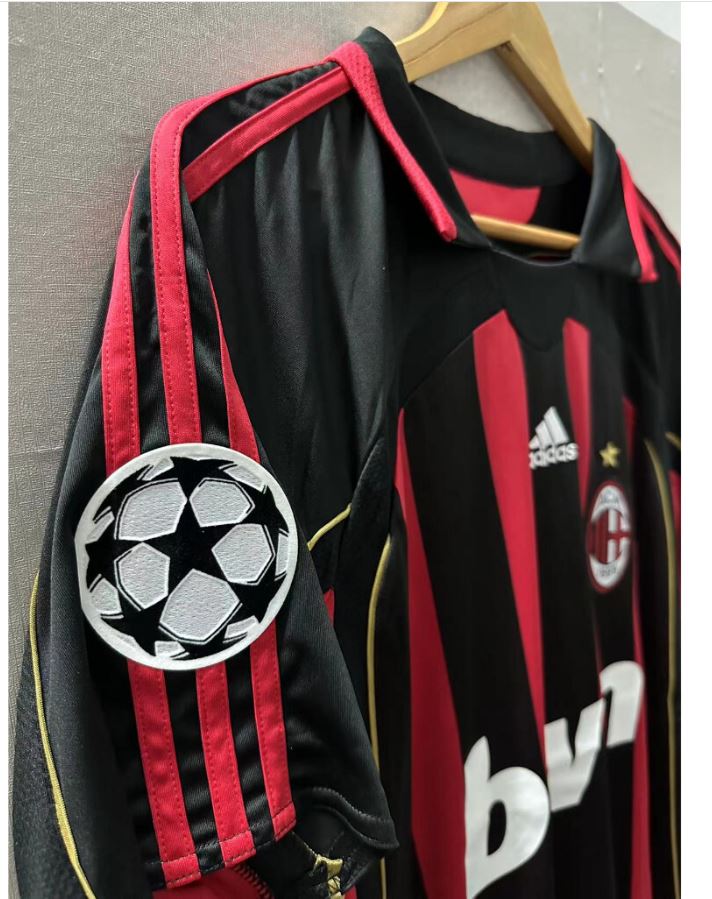 Kaká #22 AC Milan 2006/07 Away Retro Jersey | UCL Glory