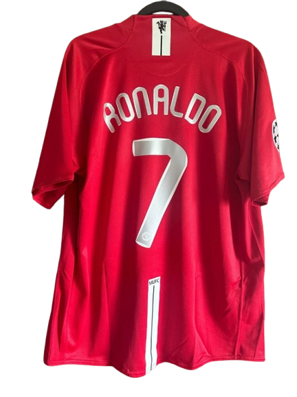 Cristiano Ronaldo #7 Manchester United 2008 UCL Final Retro Jersey