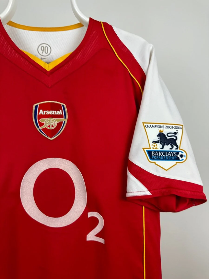 Arsenal 2003/2004 Home Jersey Thierry Henry #14 Classic Football Shirt