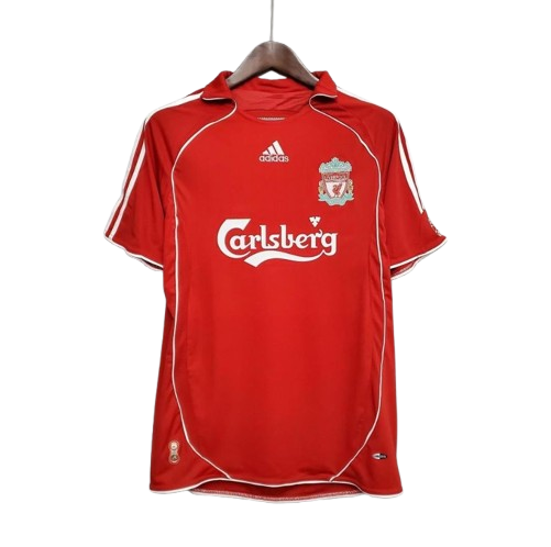 LIVERPOOL 2006/2007 HOME FOOTBALL SHIRT #8 GERRARD