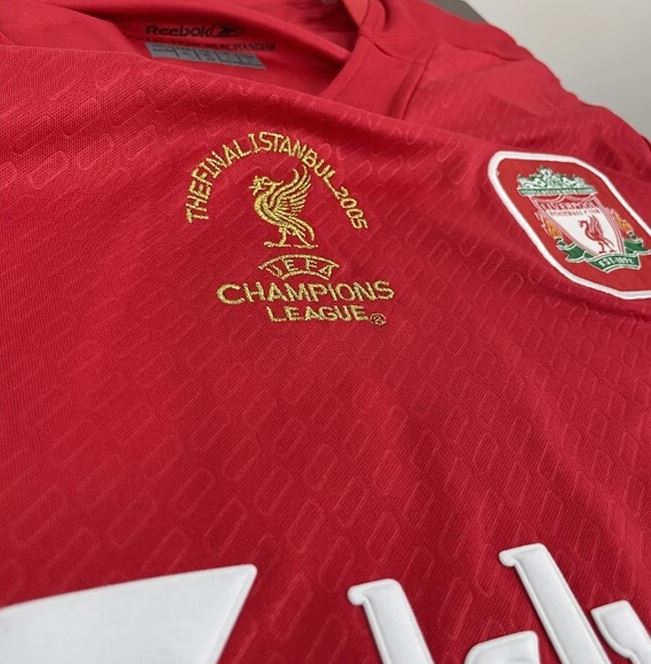 Liverpool 2005 Champions League Final Shirt – Steven Gerrard #8