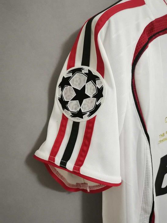 AC Milan 2006/07 UCL Final Away Football Shirt #9 Inzaghi