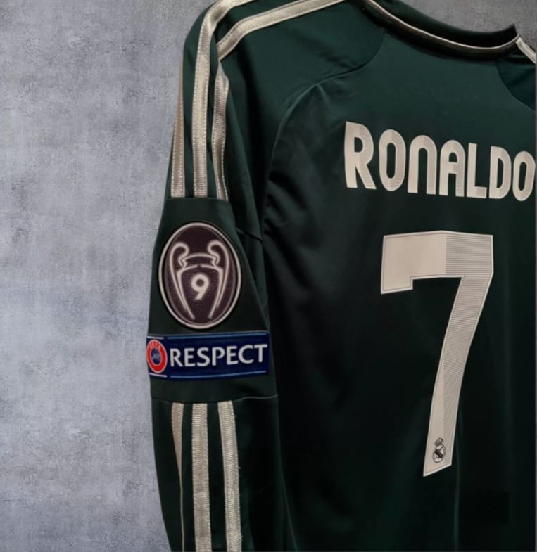 Real Madrid 2012/13 Third Long Sleeve – Ronaldo #7 UCL Retro Football Shirt