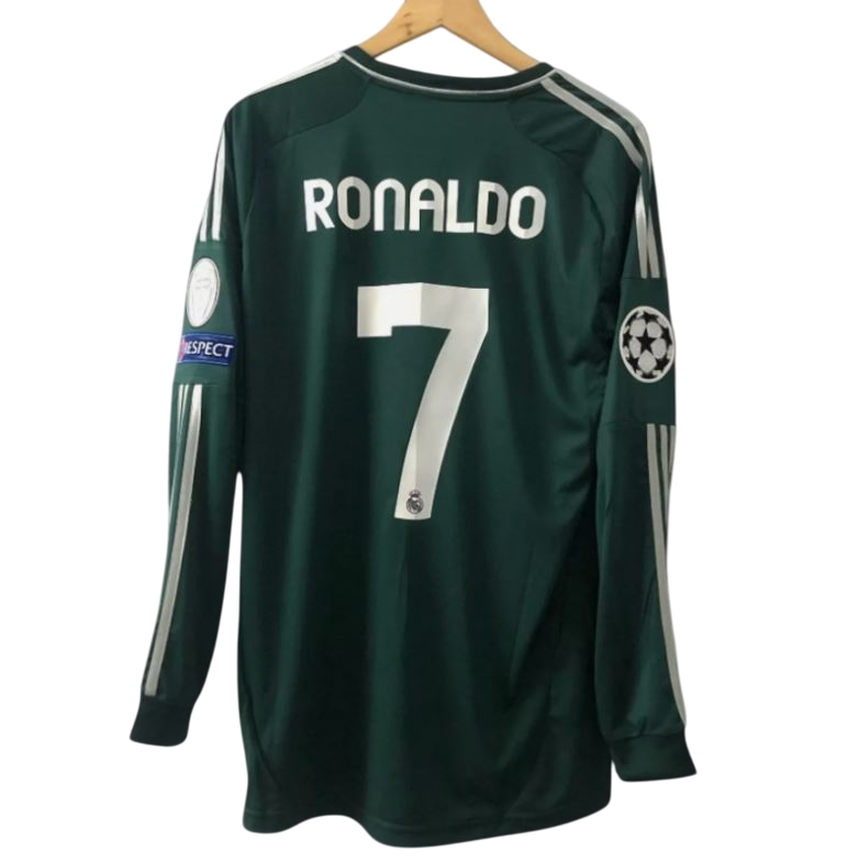 Real Madrid 2012/13 Third Long Sleeve – Ronaldo #7 UCL Retro Football Shirt