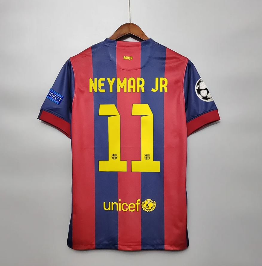 FC Barcelona 2014/15 Home Football Shirt – Neymar #11 Berlin Final UCL