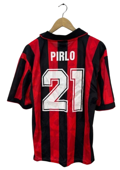 AC Milan 1994 Retro Home Football Shirt #21 Pirlo
