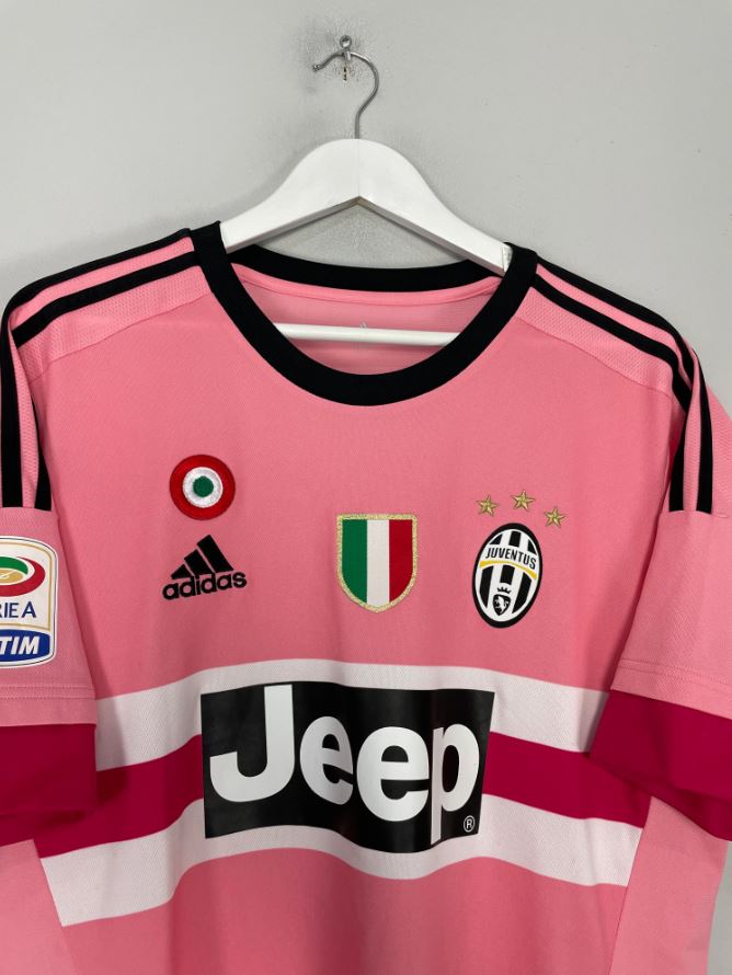 Juventus 2015/16 Away Football Shirt #10 Paul Pogba