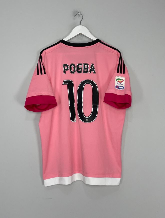Juventus 2015/16 Away Football Shirt #10 Paul Pogba