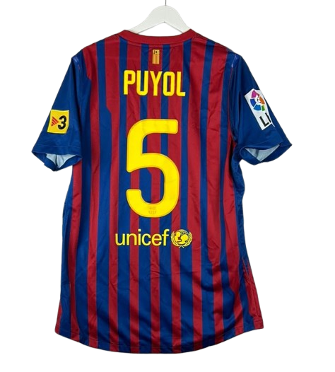 Puyol #5 Retro Barcelona Football Shirt – 2011/12 Home Kit