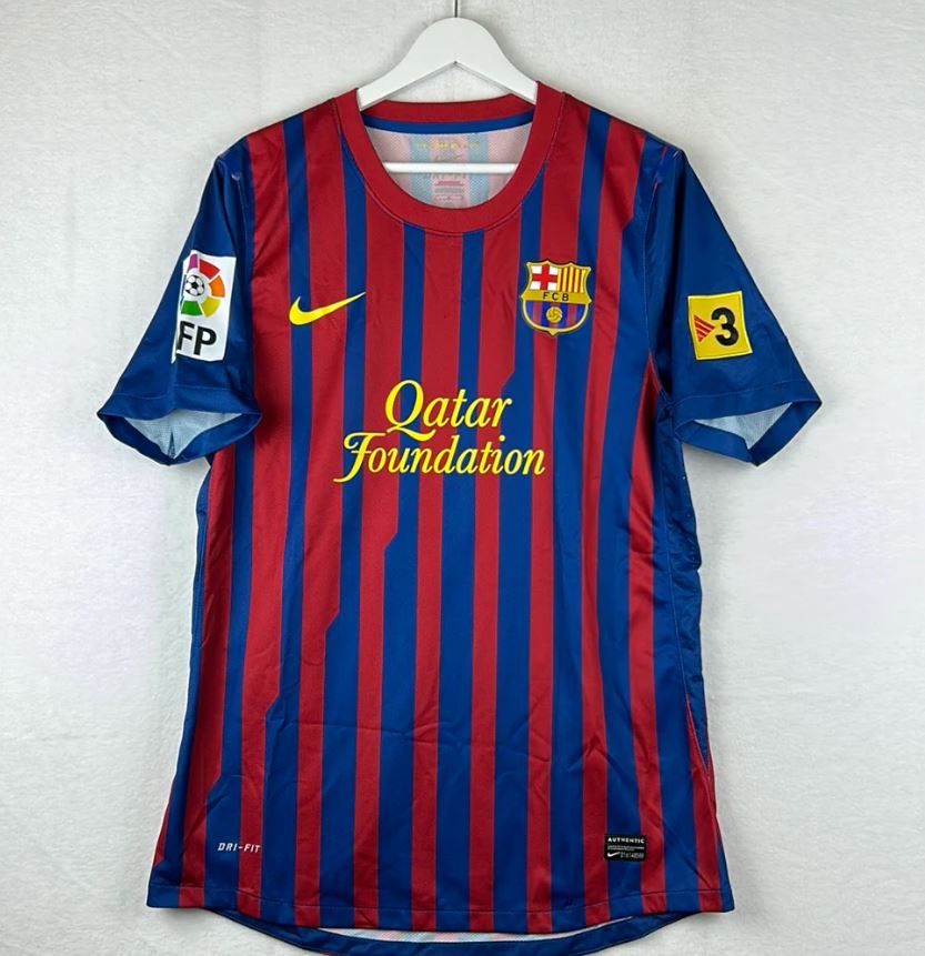 Puyol #5 Retro Barcelona Football Shirt – 2011/12 Home Kit