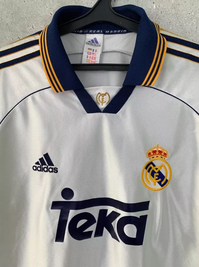 Real Madrid 1999/2000 Home Football Shirt #7 Raul