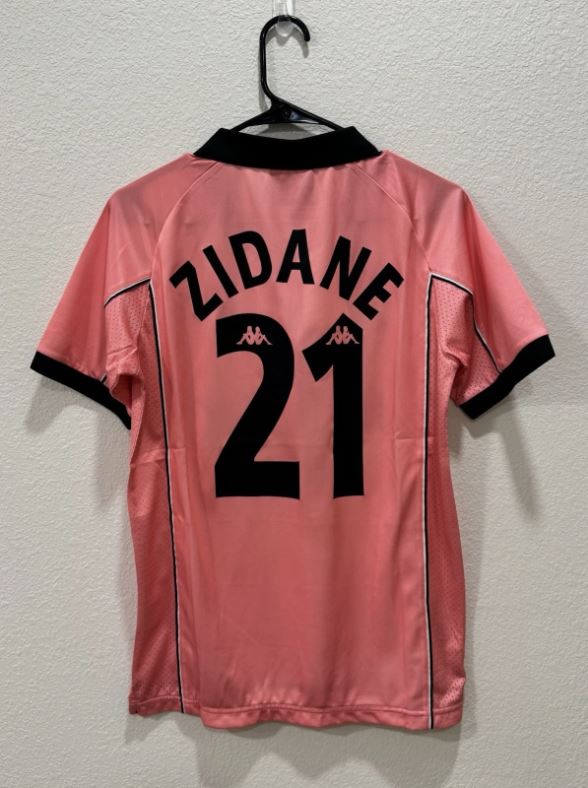 Juventus 1997 Away Football Shirt | #21 Zinedine Zidane