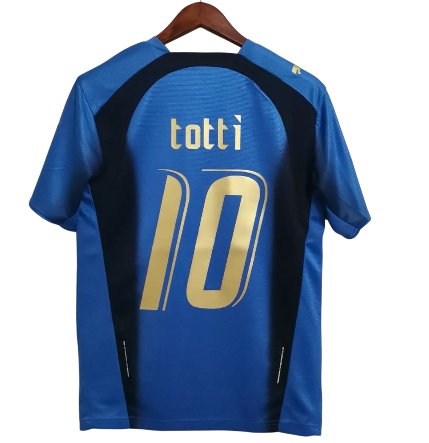Italy 2006 World Cup Home Football Shirt | #10 Francesco Totti