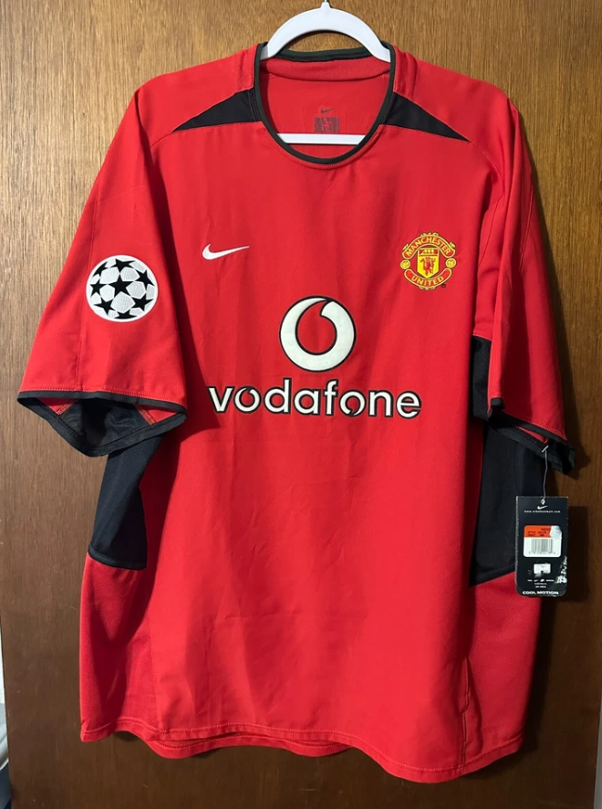 David Beckham #7 Manchester United Retro footbal Jersey 02/03 | Era (UCL Edition) football shirt