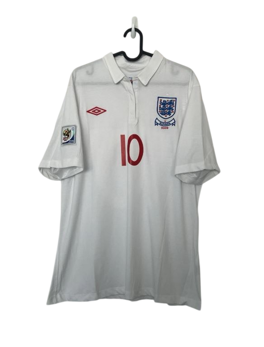 England 2010 World Cup Home Football Shirt | #10 Wayne Rooney