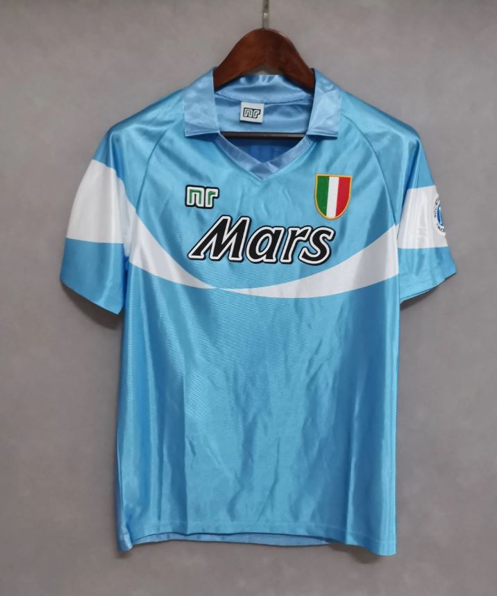 Napoli 1990/91 Special Edition Home Shirt #10 Zola
