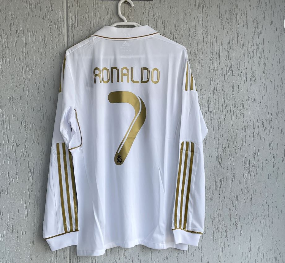 Real Madrid 2011/12 Home Football Shirt – Ronaldo #7 – Long Sleeve