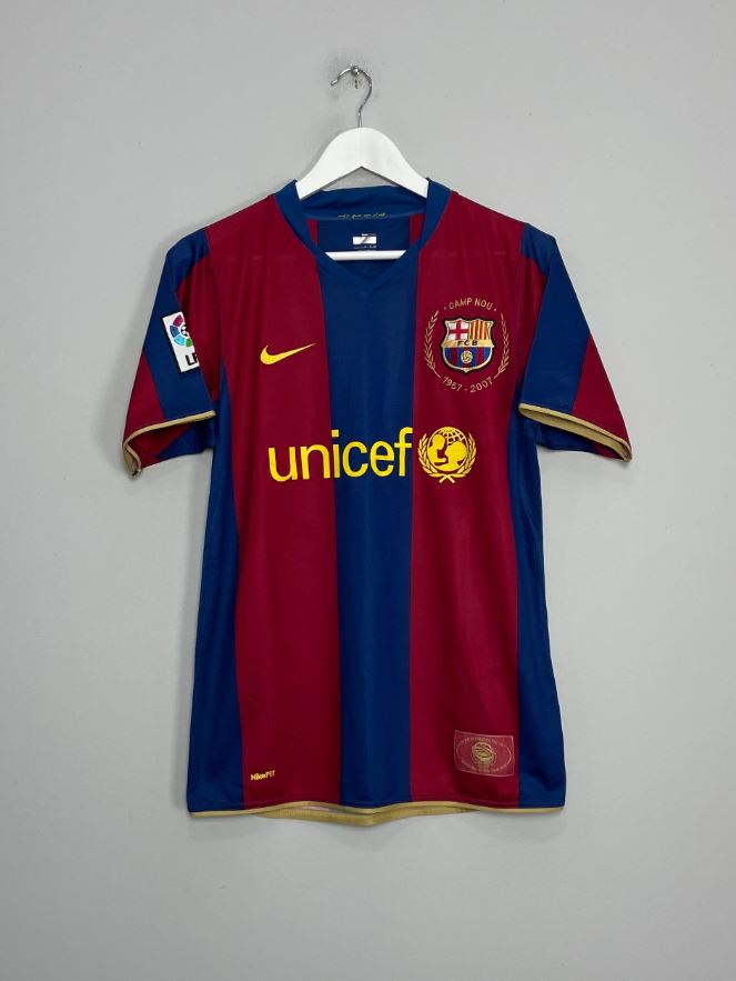 FC Barcelona 2007/08 Retro Home Shirt – Messi #19 | LFP Edition