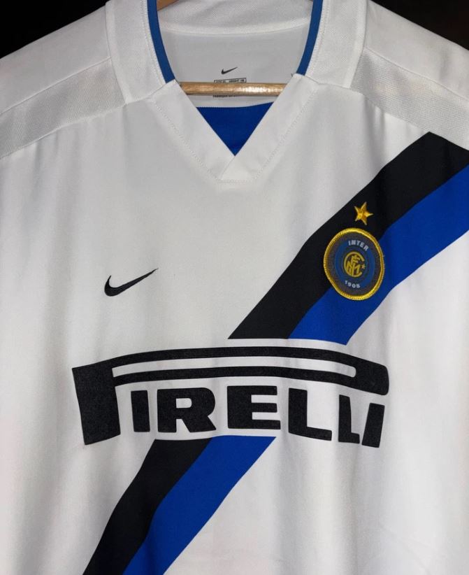 Inter Milan 2002/03 Retro Home Football Shirt #10 Adriano