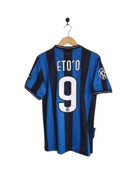 Inter Milan 2009/10 UCL Final Home Football Shirt #9 Eto’o