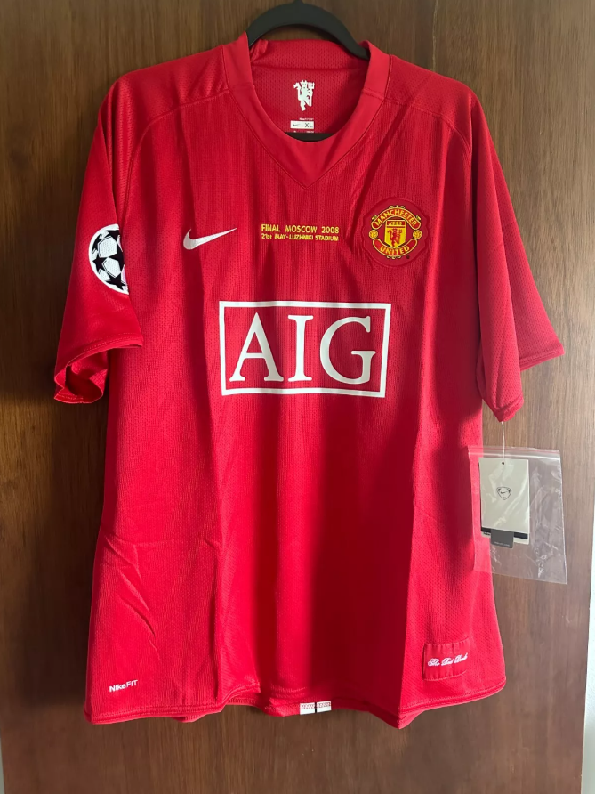Cristiano Ronaldo #7 Manchester United 2008 UCL Final Retro Jersey