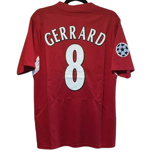 Liverpool 2005 Champions League Final Shirt – Steven Gerrard #8