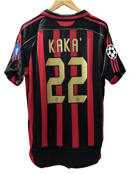 Kaká #22 AC Milan 2006/07 Away Retro Jersey | UCL Glory