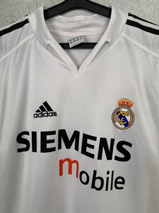 Real Madrid 2004/05 Home Football Shirt #23 Beckham | Classic LFP Edition