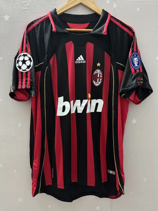 Kaká #22 AC Milan 2006/07 Away Retro Jersey | UCL Glory