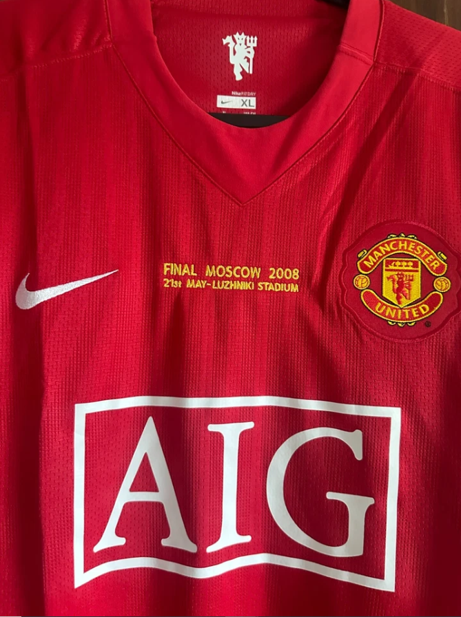 Cristiano Ronaldo #7 Manchester United 2008 UCL Final Retro Jersey