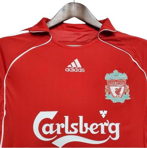 LIVERPOOL 2006/2007 HOME FOOTBALL SHIRT #8 GERRARD