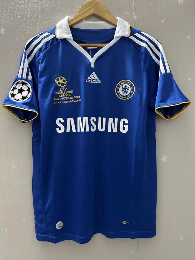 Chelsea 2008 UCL Final Retro Home Shirt – Lampard #8