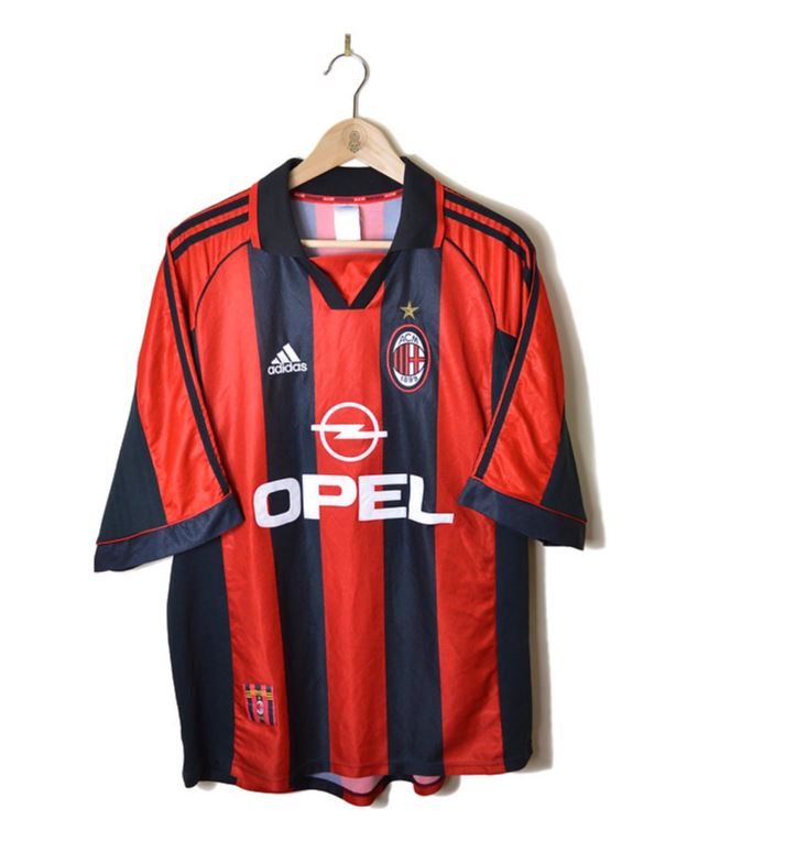 AC Milan 1998/99 Home Football Shirt #3 Paolo Maldini