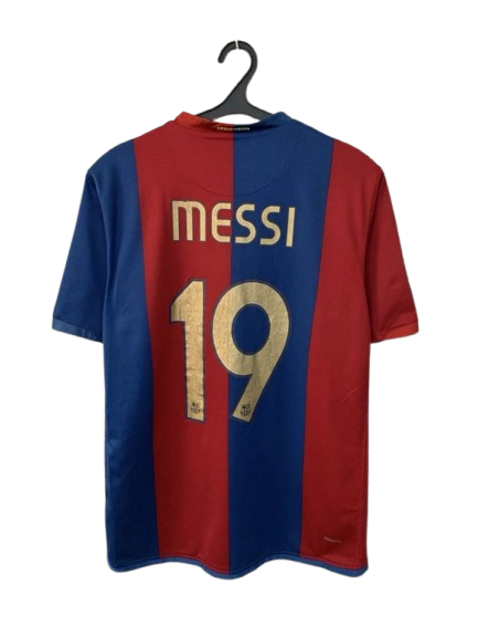 FC Barcelona 2006/07 Home Football Shirt #19 Lionel Messi | LFP Patch