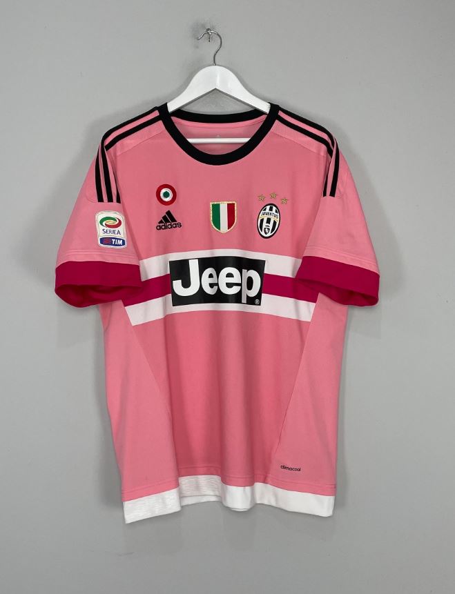 Juventus 2015/16 Away Football Shirt #10 Paul Pogba