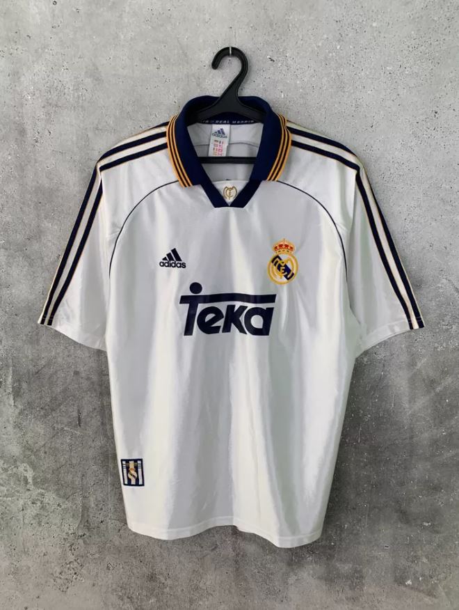 Real Madrid 1999/2000 Home Football Shirt #7 Raul