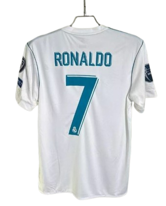 Ronaldo #7 Real Madrid 2017/18 UCL Final Home Football Shirt