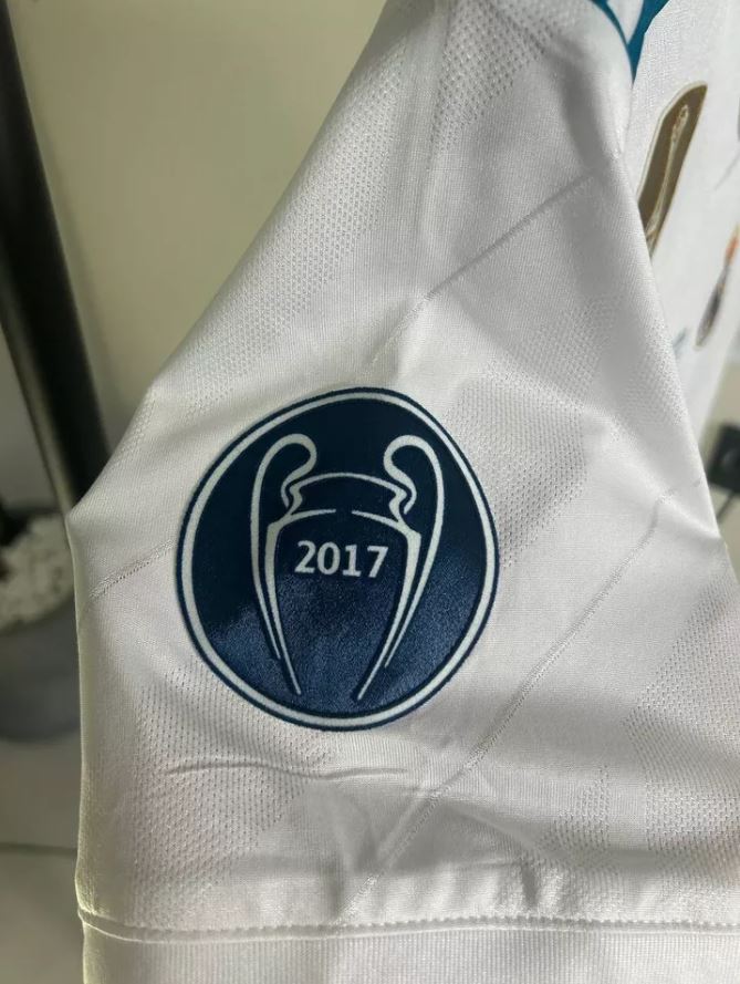Ronaldo #7 Real Madrid 2017/18 UCL Final Home Football Shirt