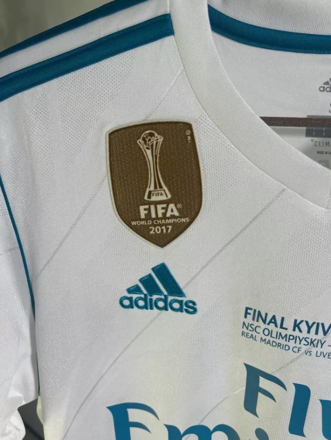 Ronaldo #7 Real Madrid 2017/18 UCL Final Home Football Shirt