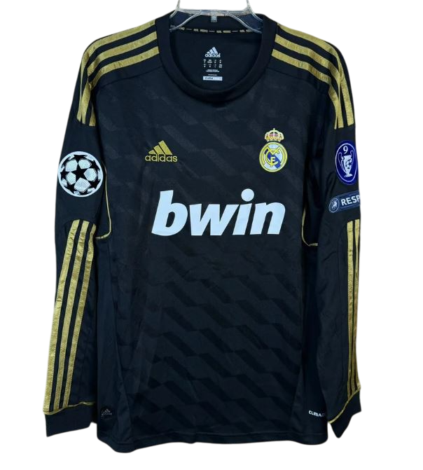 Real Madrid 2011/12 Away Long Sleeve – Ronaldo #7 UCL Retro football shirt