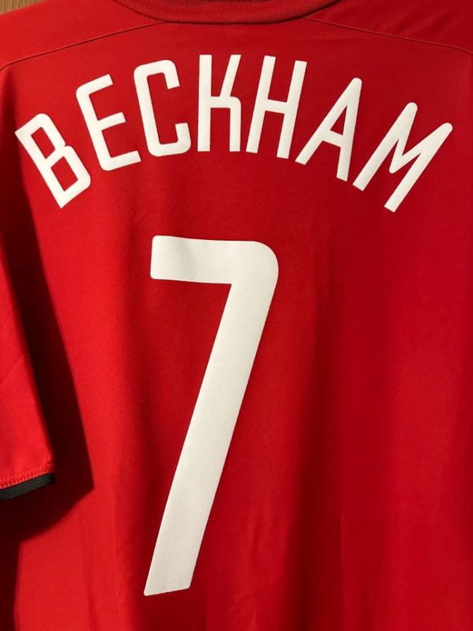 David Beckham #7 Manchester United Retro footbal Jersey 02/03 |  Era (UCL Edition) football shirt